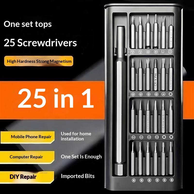 Screwdriver Set - 26Pcs/Set 25-in-1 Mini Screwdriver Set Flathead