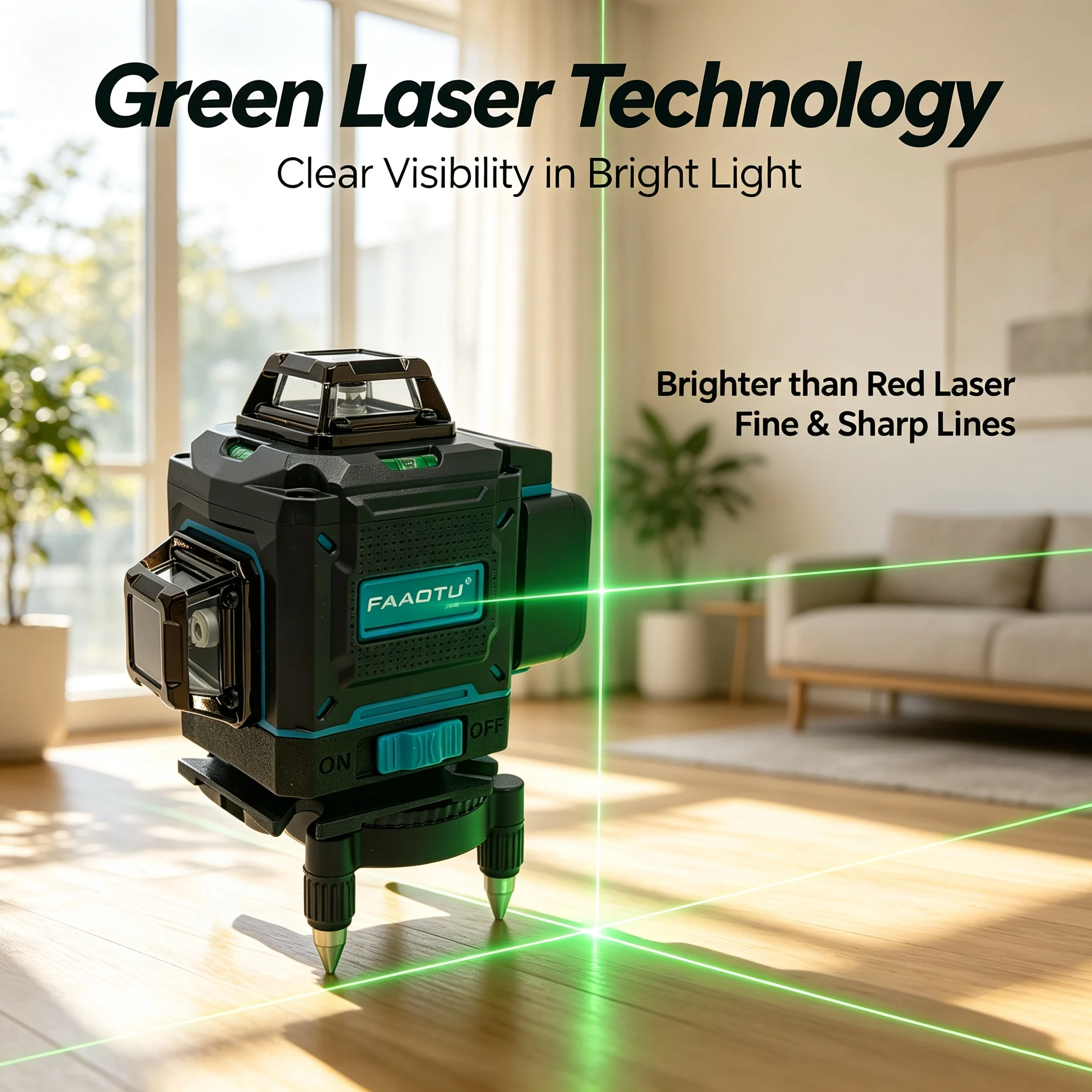 FAAOTU 4D 16-Line 360° Laser L - đánh giá và giá Spirit Level