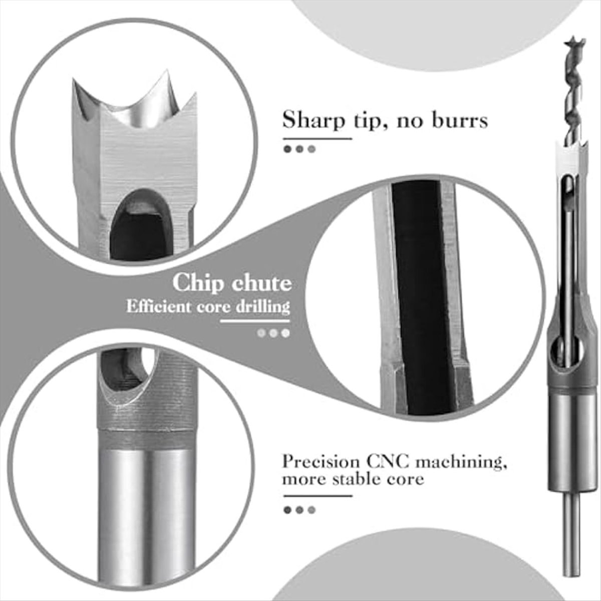 DTDT hot-Square Hole Drill Bit - đánh giá và giá Drill Press