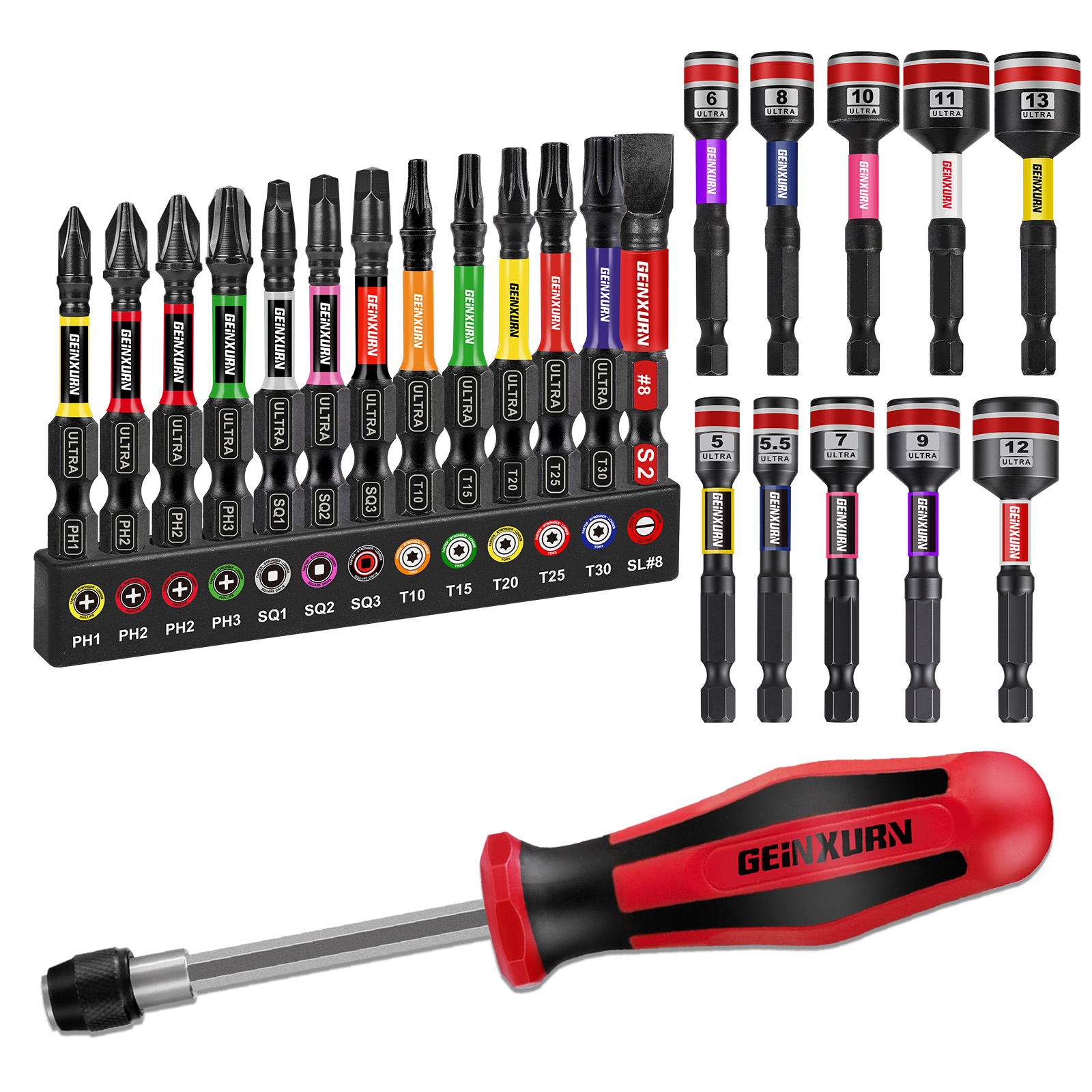 Geinxurn 24PCS UTLTRA TORQUE D - đánh giá và giá Screwdriver Set