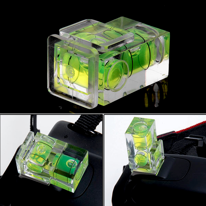 Universal 3-Axis Hot Shoe Fixe - đánh giá và giá Spirit Level