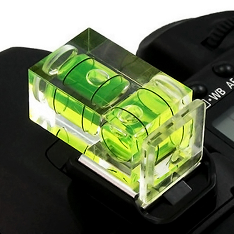 Universal 3-Axis Hot Shoe Fixe - đánh giá và giá Spirit Level