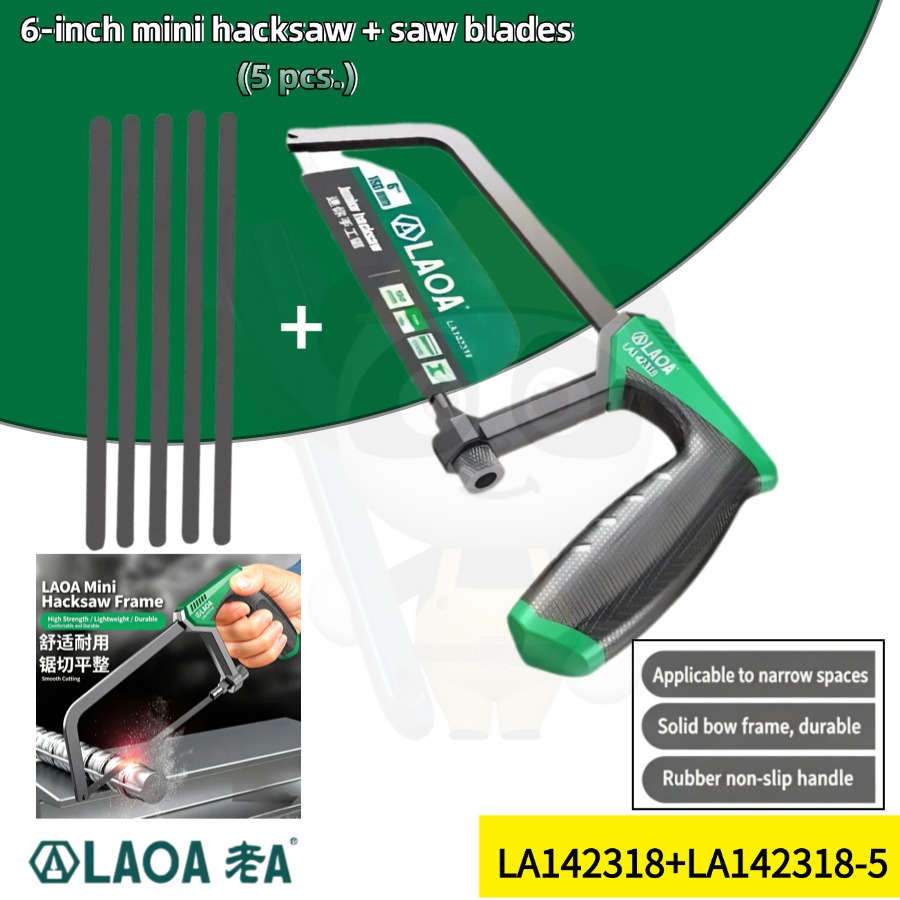 LAOA 6Inch Mini Hand Hacksaw W - đánh giá và giá Hacksaw